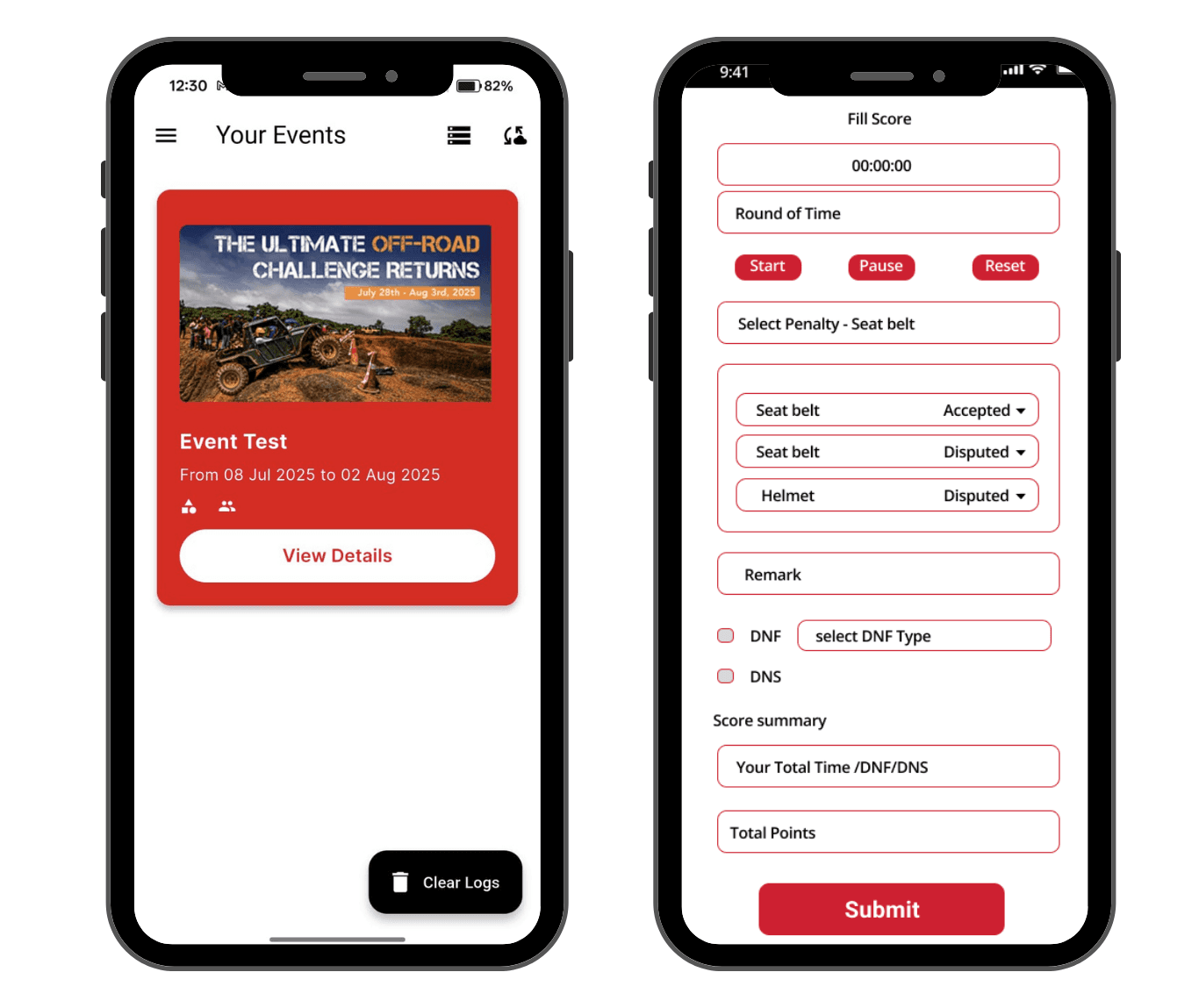 Cougar Motorsports mobile view