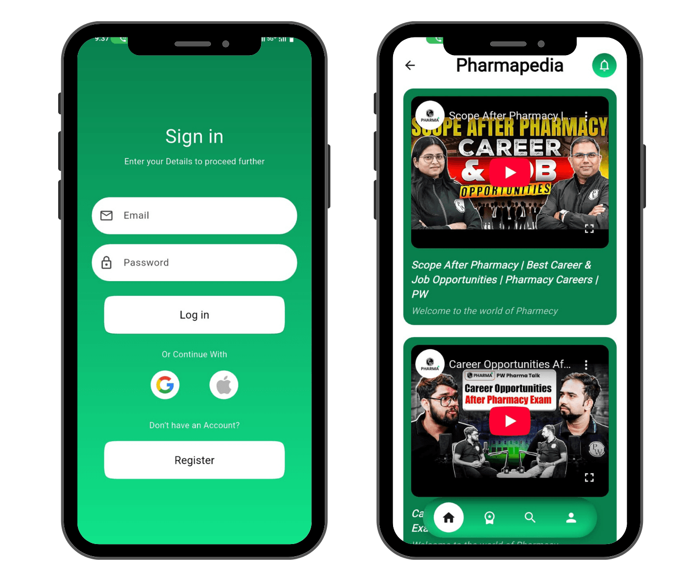 Pharmapedia mobile view